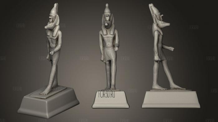 Figurilla egipcia Египетская статуэтка 3d stl модель для ЧПУ