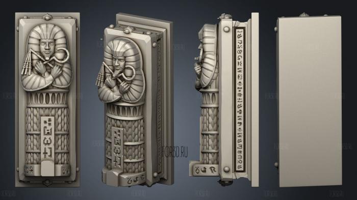 Echoes of Life Sarcophagus stl model for CNC