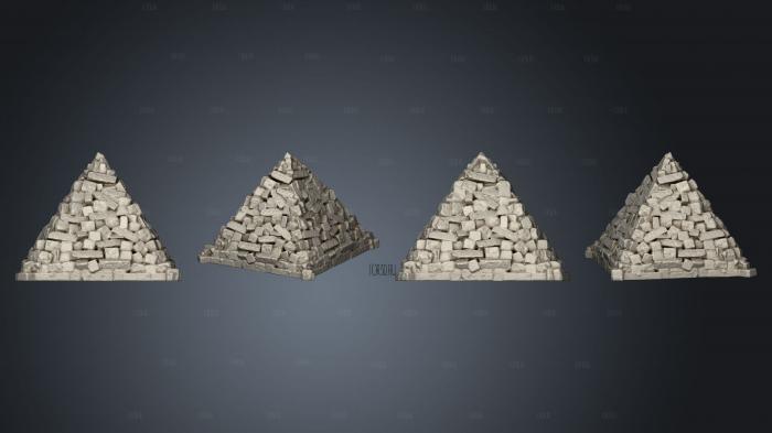 Pyramid top stl model for CNC