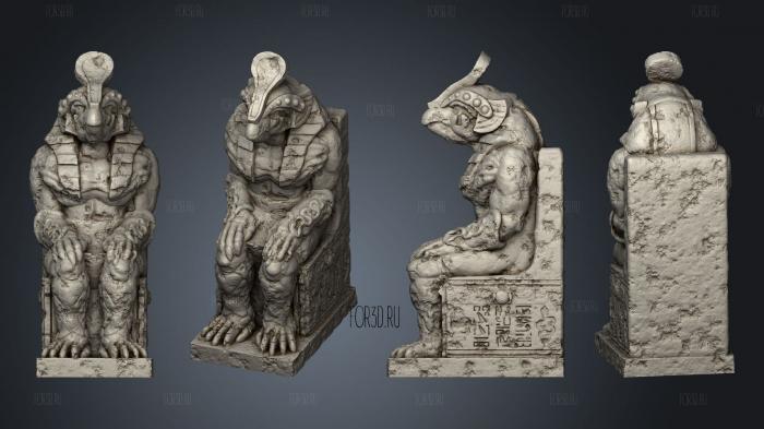seated statue 07