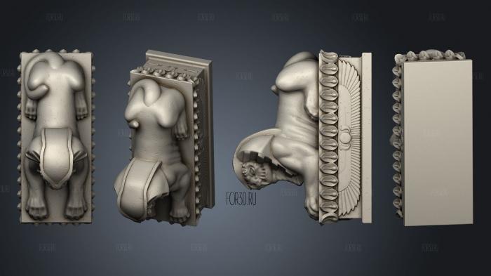 Sphinx stl model for CNC
