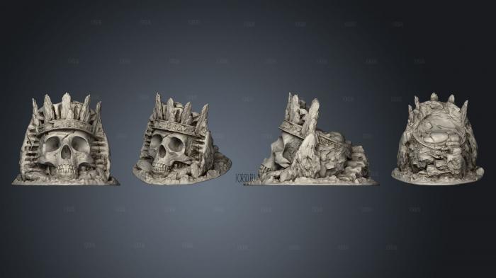The deadly throne stl model for CNC