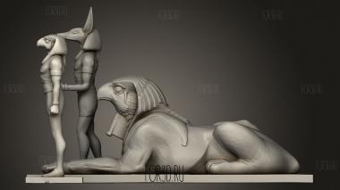 Египетские Статуи 3d stl модель для ЧПУ