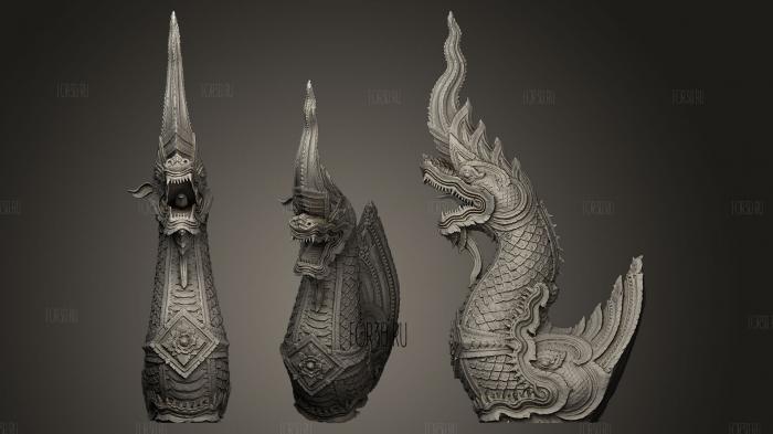 Thai Dragon King Of Naga RC Dragons stl model for CNC