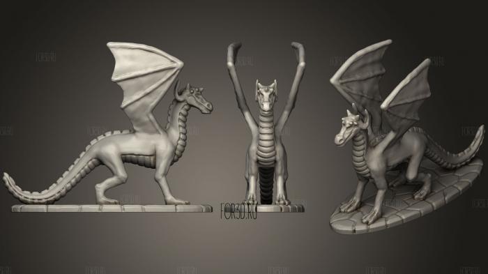 The Dragon For 3D P Modular Castle Playset