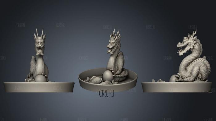 Dragon stl model for CNC