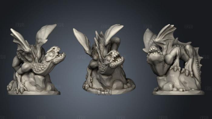 Dragonling stl model for CNC