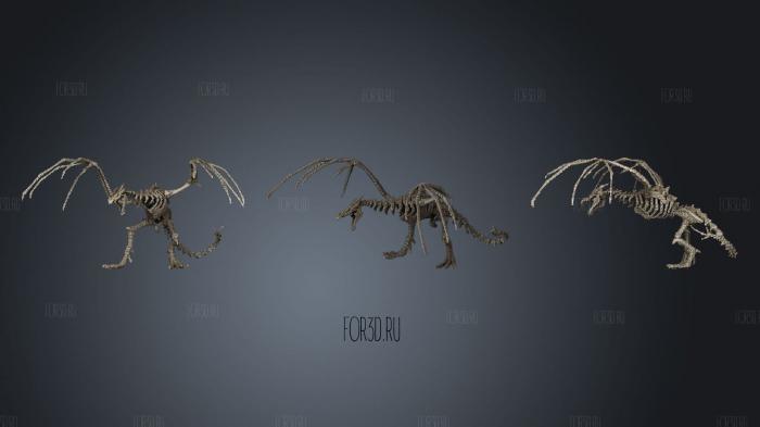 Minecraft Skeletal Dragon Build Schematic