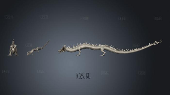 Asian Dragon 1 3d stl модель для ЧПУ