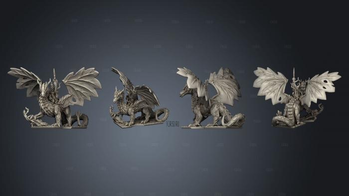 forest dragon lord stl model for CNC