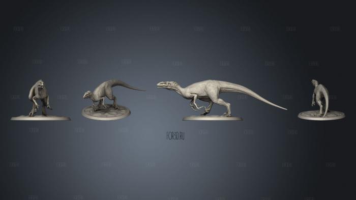 Raptor Run Archer 01 stl model for CNC