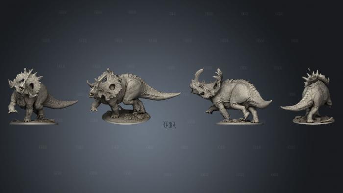 Sinoceratops Alpha Complete stl model for CNC