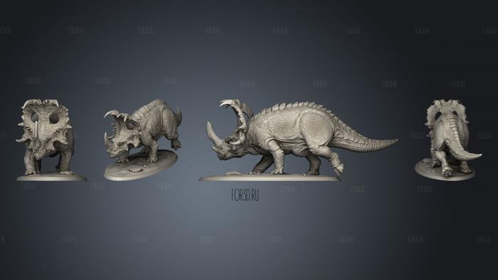 Sinoceratops Pack Alone Complete stl model for CNC