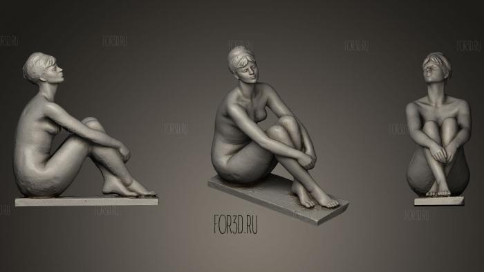 The Woman in the Sun stl model for CNC