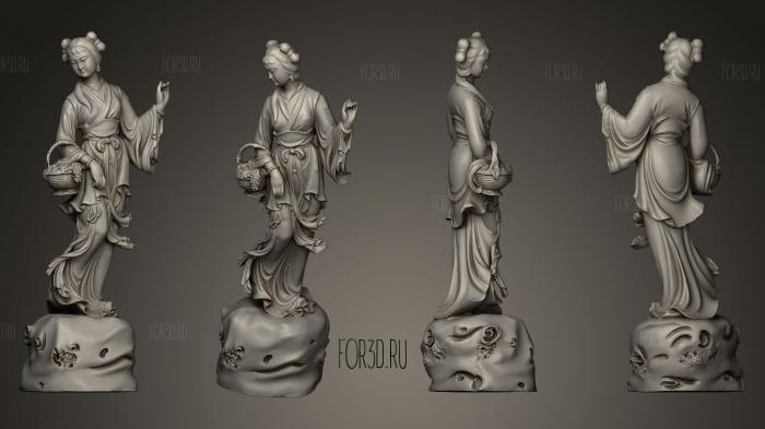 Traditional sculpture stl model for CNC