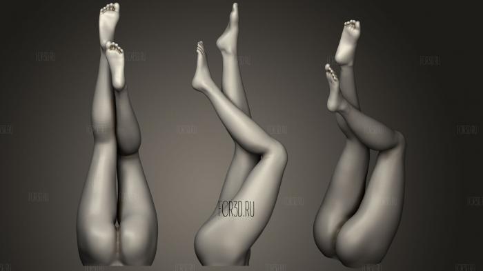 Beautiful Female Legs stl model for CNC