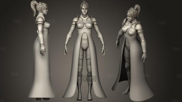 Female Armor Suit Kitbash 04