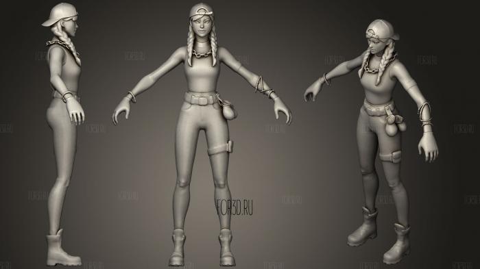 Aura Fortnite Item Shop Skin 3d stl модель для ЧПУ