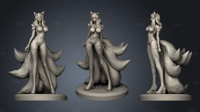 Ahri Sexy Haked Nude Hentai Naughty League of Legends stl model for CNC