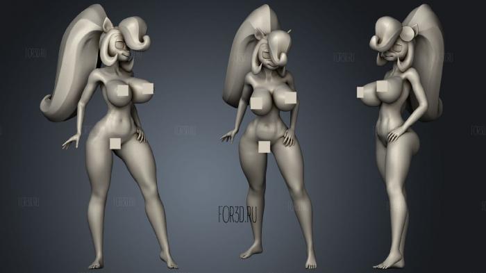 Coco nude stl model for CNC