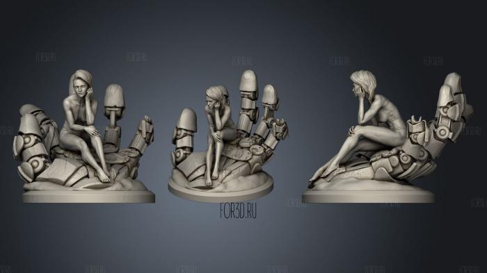 Eris nsfw combined stl model for CNC