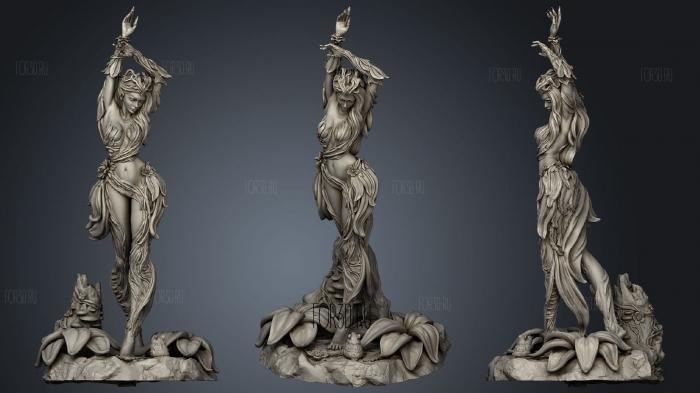 Eyrine The Forest Nymph stl model for CNC