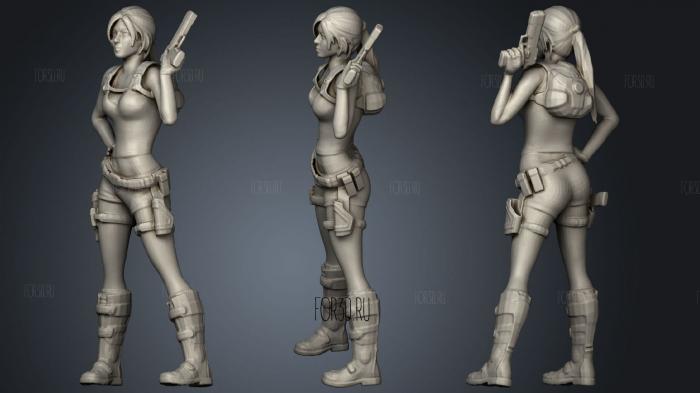 Lara 1 gun2 1 stl model for CNC