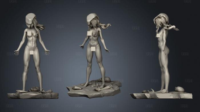Lucy elfen lied stl model for CNC