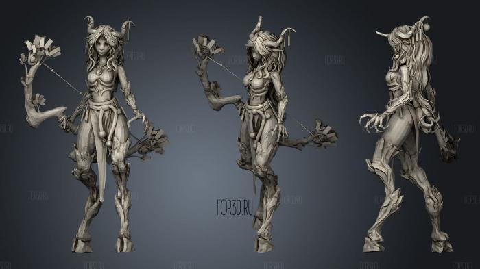 Mielikki The Forest Spirit stl model for CNC