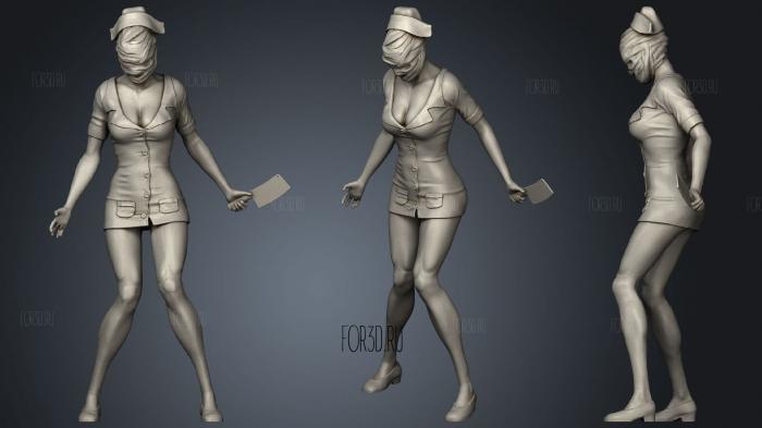 Nurse axe Silent Hill stl model for CNC