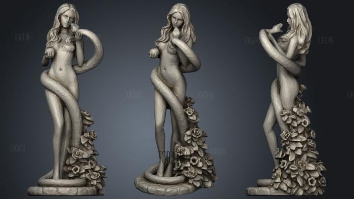 Original Sin Statue stl model for CNC