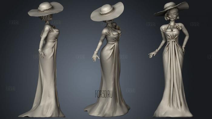 Resident Evil   Vampire lady stl model for CNC
