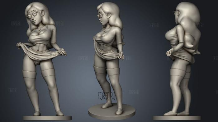 Rick And Morty Tricia Lange Tricia cloth stl model for CNC