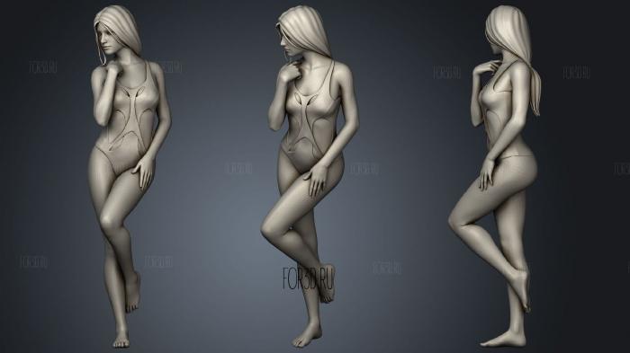 Sexy body girl 3d stl модель для ЧПУ
