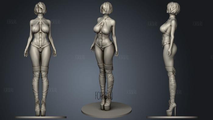 Sexy Girl 1 stl model for CNC