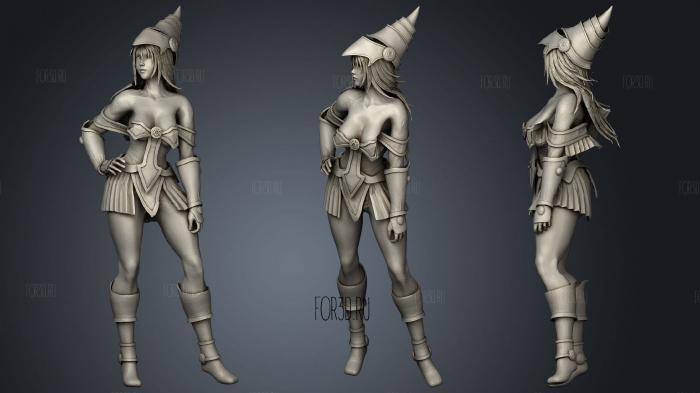 Sexy Mage stl model for CNC