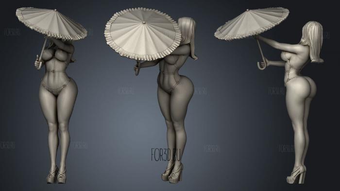 Sexy Mary Poppins 3d stl модель для ЧПУ