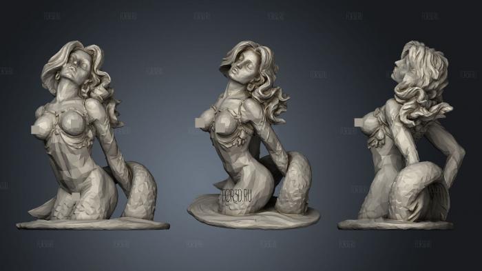 Sexy Mermaid Figurine (PG13) 3d stl модель для ЧПУ