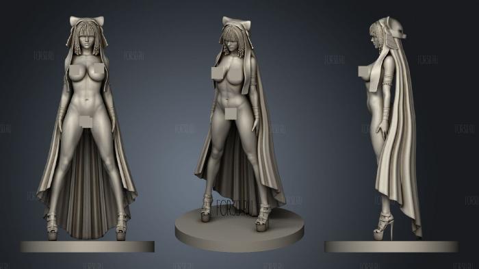 Sexy Witch 2 stl model for CNC