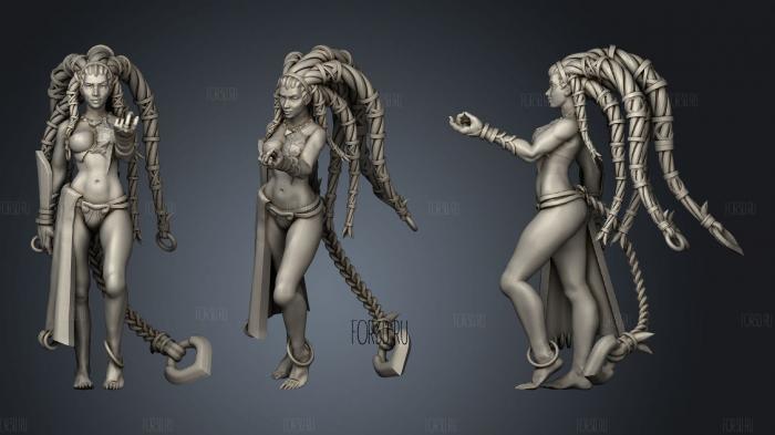 Shiva Fantasy X DD Miniature stl model for CNC