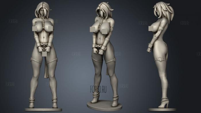 Slave Kyra stl model for CNC