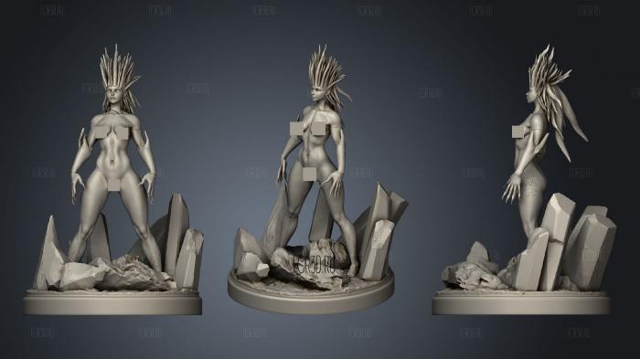 Snow Queen stl model for CNC