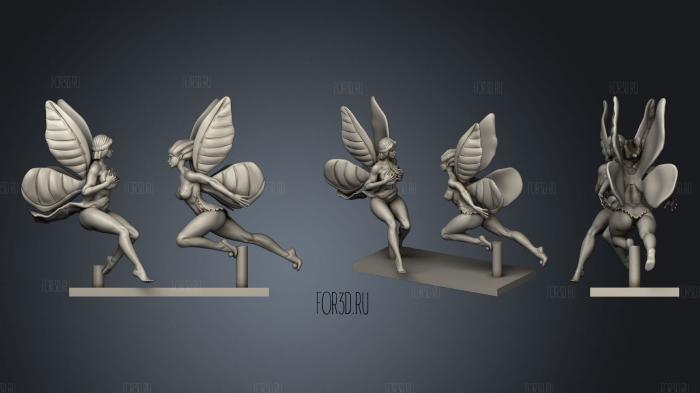 Tinkerbell Wendy stl model for CNC