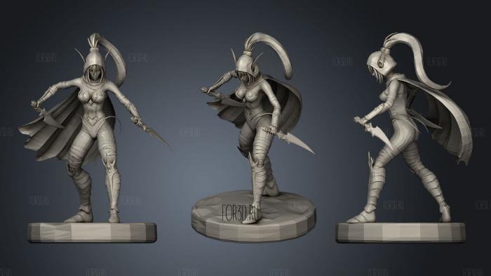 Valeera Sanguinar Heroes of the Storm stl model for CNC