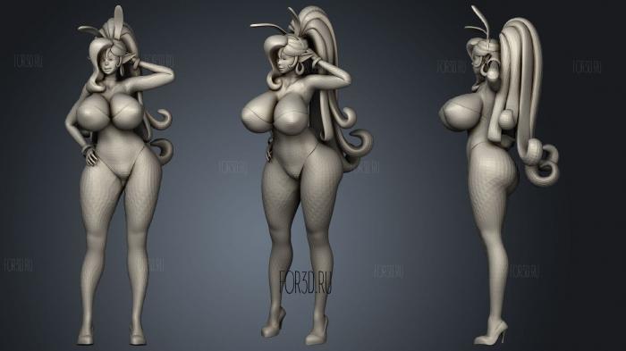 Vanessa Bunny Girl Endlessillusion stl model for CNC