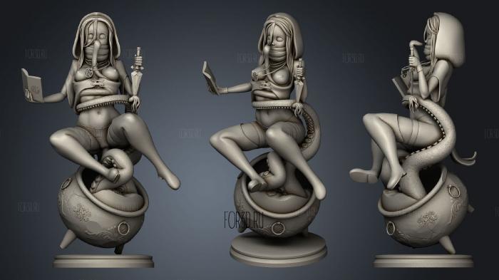 Witch Infested Imagination stl model for CNC