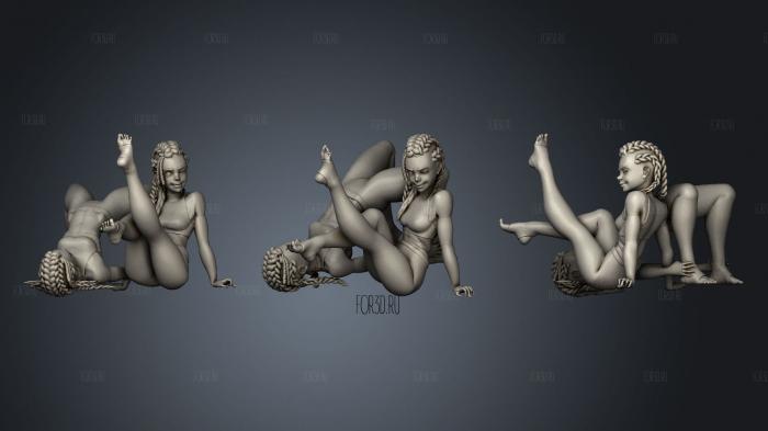 Yoga Girl 3d stl модель для ЧПУ