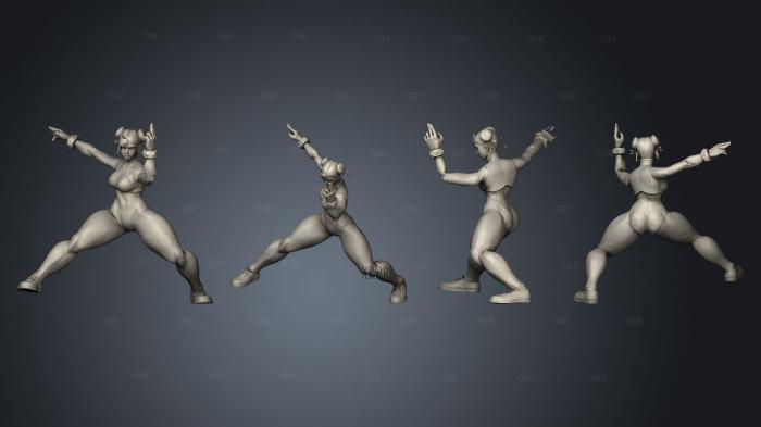 chunli sfa stl model for CNC