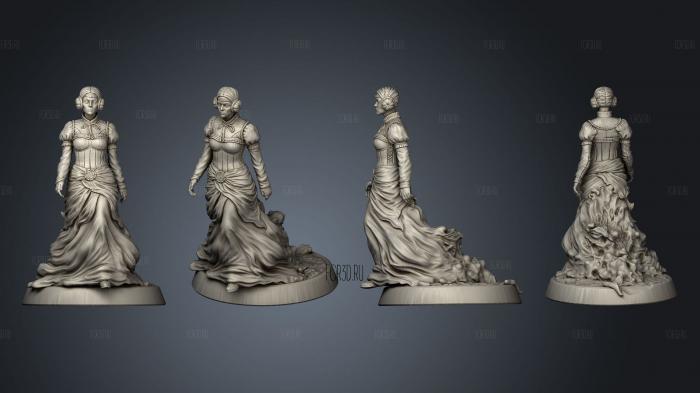 Cthulhus Mucus Lady 001 stl model for CNC