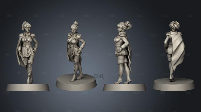 Minigames Miniatures Sarrin Pose 1 October 2022 stl model for CNC